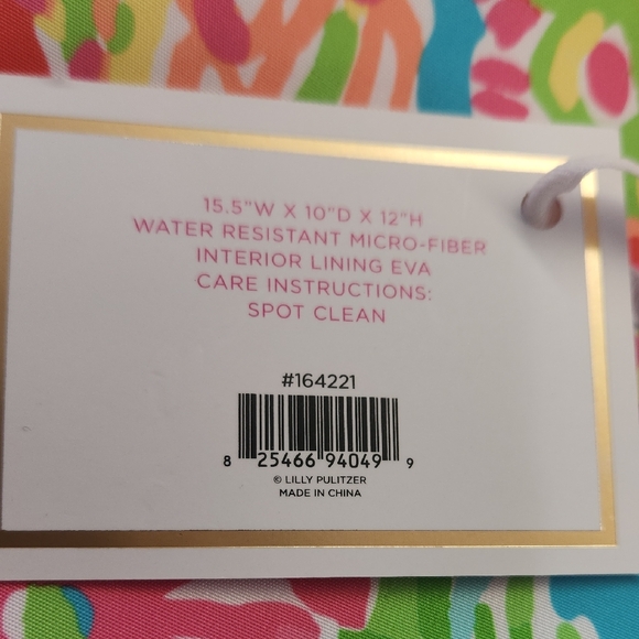 Lilly Pulitzer Large Insulated Cooler Bag NWT - Picture 5 of 9